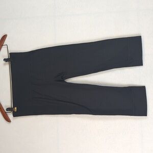 Lululemon Black Stretch Thick Capri‎ Athletic Yoga Leggings 4